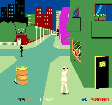 Shoot Out (US) screen shot game playing